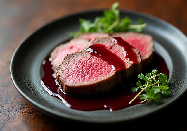 長時間低温調理のローストビーフ