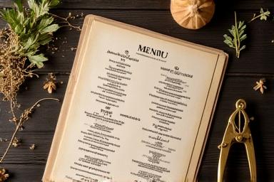 おふたりのストーリーを落とし込んだメニューデザイン